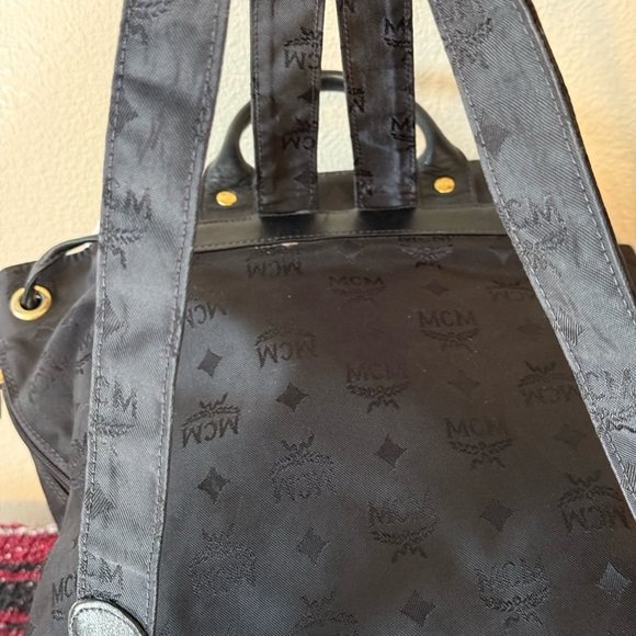 MCM Black Nylon Backpack - Picture 10 of 13